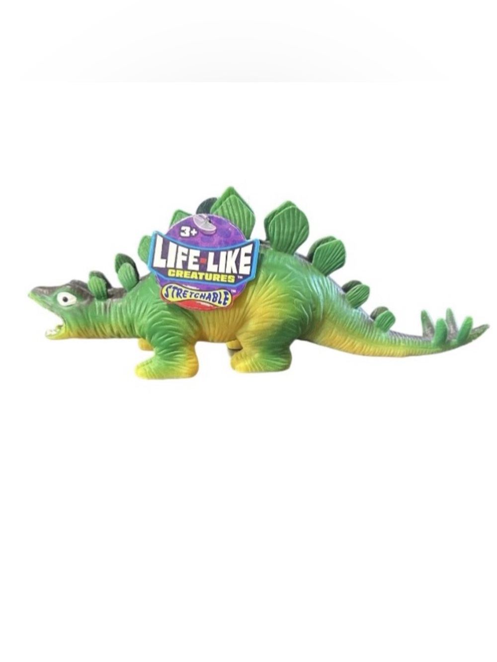 JA-RU Life Like 7” Dinosaur Stress Fidget Toy Stretch Sensory Squeeze Squish